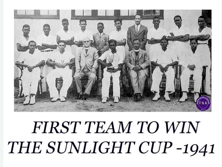 FIRST TEAM TO WIN THE SUNLIGHT CUP- 1941